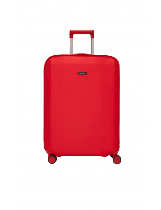 Захисний чохол для валізи ECO TRAVEL MEDIUM червоний Картинка Захисний чохол для валізи ECO TRAVEL MEDIUM червоний